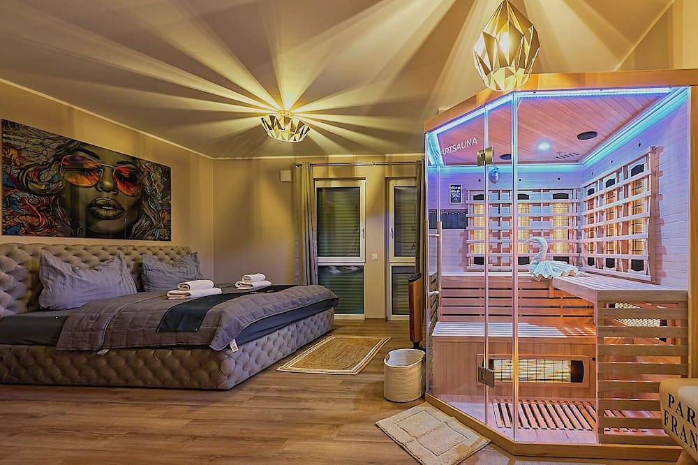 Ganze Wohnung, Luxus-Suite mit Infrarotsauna, Elektrokamin & Abtei-Panoramablick in Echternacherbrück, Eifelkreis Bitburg-Prüm