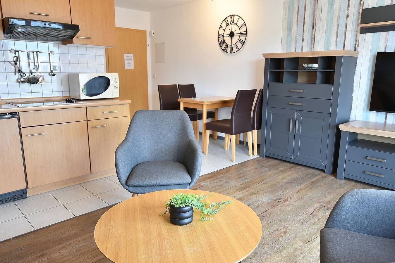 Ganze Wohnung, Ferienwohnung mit Südbalkon für 4 Personen, nahe dem Hauptbadestrand in Borkum