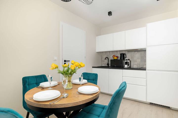 Ganze Wohnung, Ferienwohnung für 4 Personen mit Garten in Niechorze, Powiat gryficki