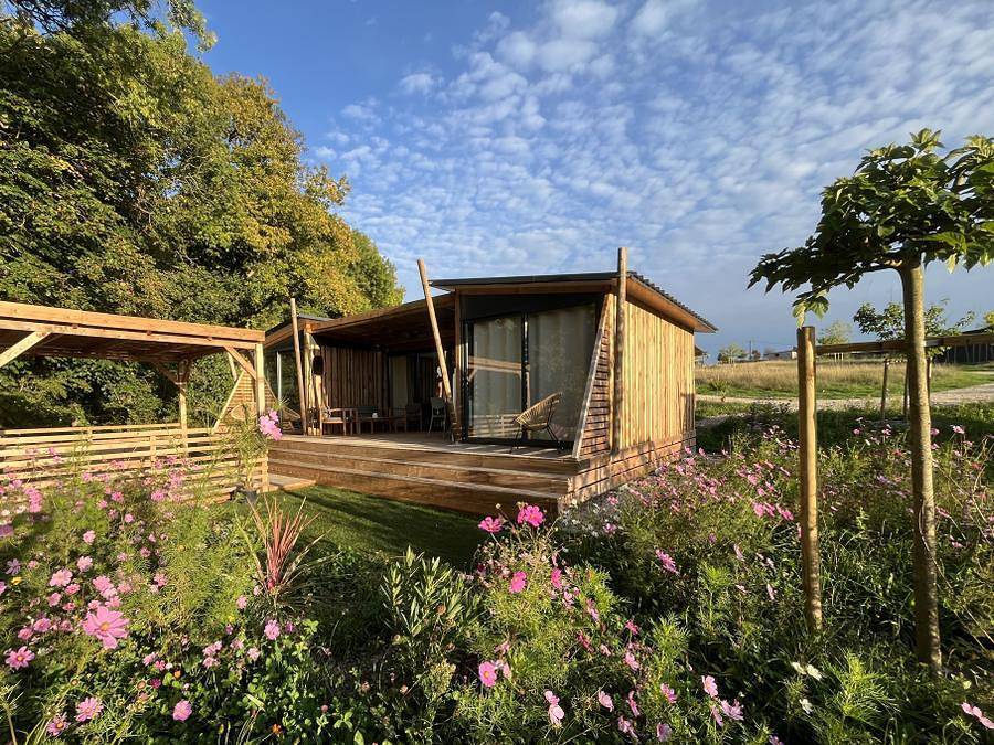 La Buissonnière Lodges - Lodge 4 personen - Cottage Lodge (35 m² - 2 Schlafräume) in Chisseaux, Tours und Umgebung