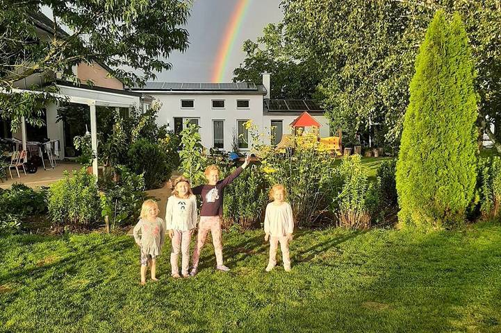 Chalet im Obst- und Spielgarten in Keidelheim, Hunsrück