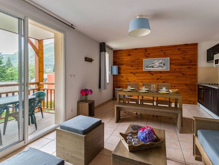 Gîte pour 6 personnes, avec piscine ainsi que balcon/terrasse et sauna à Saint-Mamet - 3