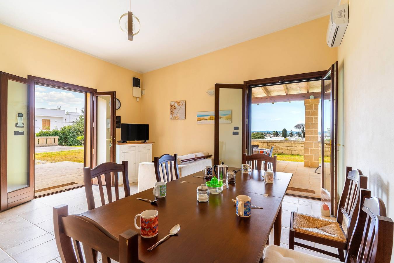 Ferienhaus 'Casa Del Sol' mit privater Terrasse, Wlan und Klimaanlage in Andrano, Lecce Provinz