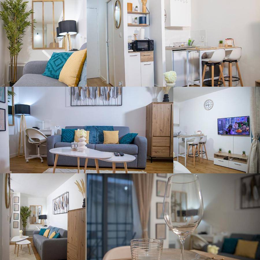 Appartement entier, Le Beverley Studio - Centre-ville - Fibre - Netflix in Blain (homonymie), Région de Châteaubriant