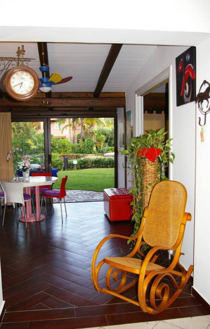 Ferienhaus für 4 Personen, mit Terrasse und Garten sowie Ausblick