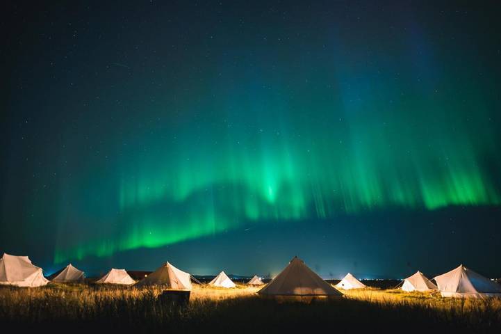 Kemping dla 5 osób, z ogród i widok, zwierzęta dozwolone w Islandia