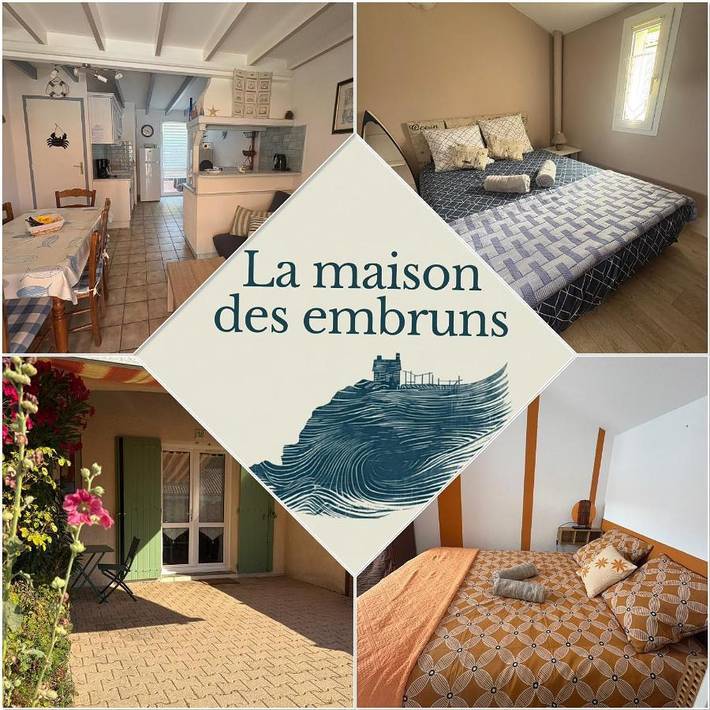 Location de vacances pour 6 personnes, avec Terrasse et Piscine dans Plage De L Arneche Meschers Sur Gironde
