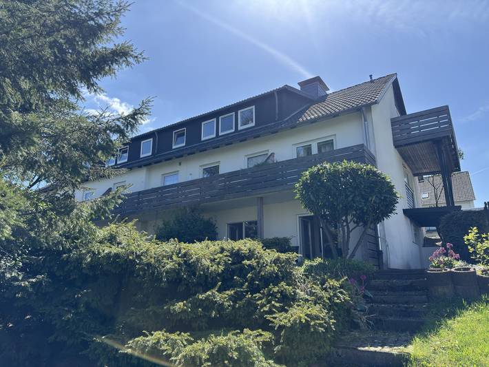 Ferienwohnung für 2 Personen, mit Balkon und Terrasse sowie Ausblick im Harz