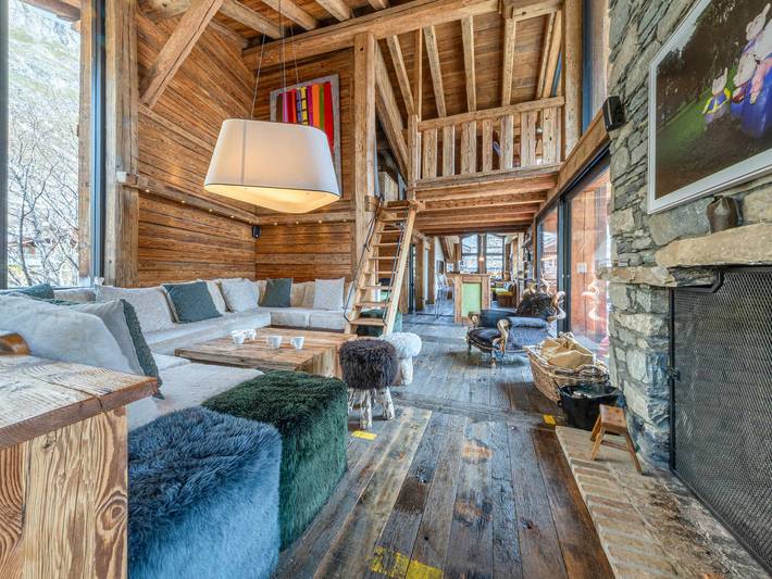 Chalet pour 12 personnes, avec balcon à Val-d'Isère - 4