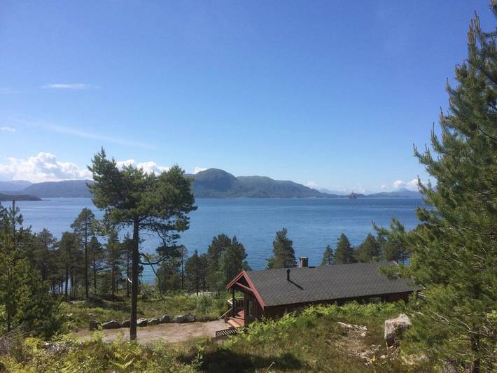 Ferienhaus für 5 Personen, mit Balkon und Terrasse sowie Garten und Ausblick