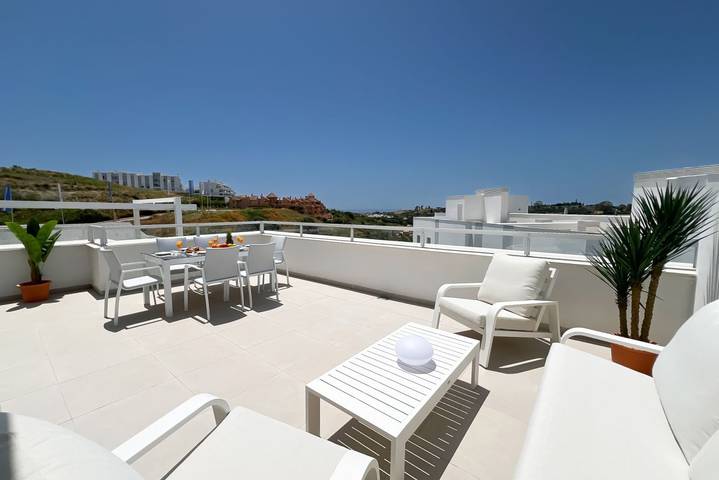 Finca für 6 Personen, mit Balkon/Terrasse und Meerblick in Estepona - 3