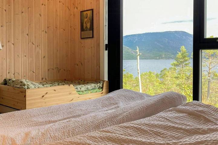 Moderne Hütte mit Panoramablick bei Gautefall in Nissedal
