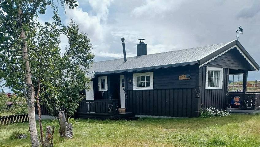Familienhütte mit Lagerfeuerplatz auf Søndre Fjellstølen in Sør-Aurdal