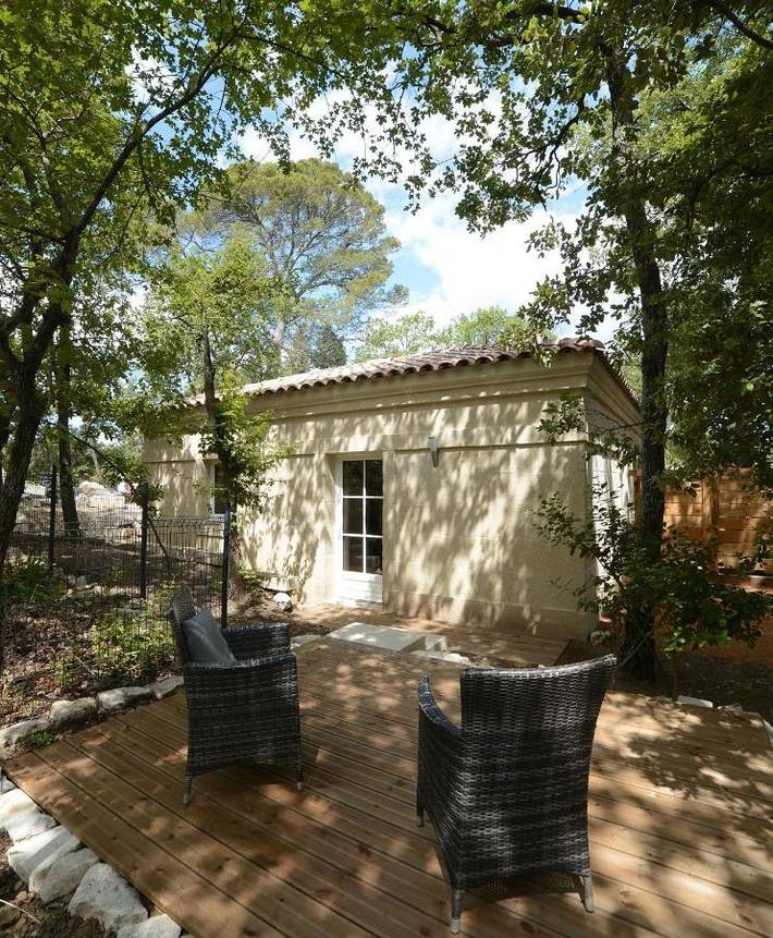 Hôtel pour 2 personnes, avec sauna et terrasse ainsi que jardin et piscine à Villevieille - 3