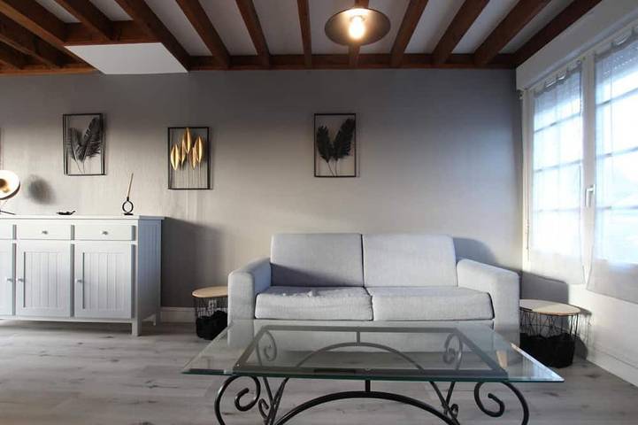 Gîte pour 4 personnes, avec Terrasse et Jardin à Liesville-sur-Douve