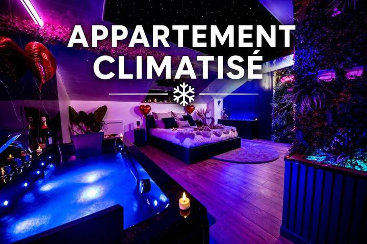 Chambre d’hôte pour 2 personnes, avec Jacuzzi