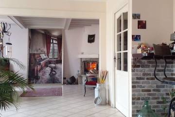 Gîte pour 2 personnes, avec jacuzzi et terrasse ainsi que jardin et sauna à Saint-Christophe-d'Allier