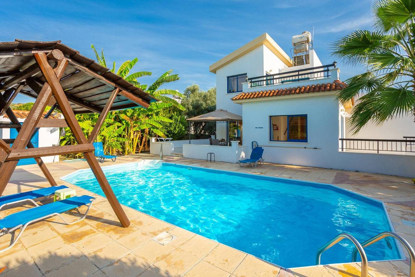 Villa für 4 Personen mit Terrasse in Πόλις Χρυσοχούς, Südzypern