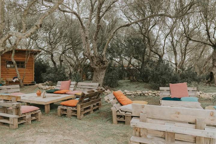 Camping für 2 Personen, mit Pool und Ausblick sowie Terrasse und Garten, mit Haustier in Andalusien