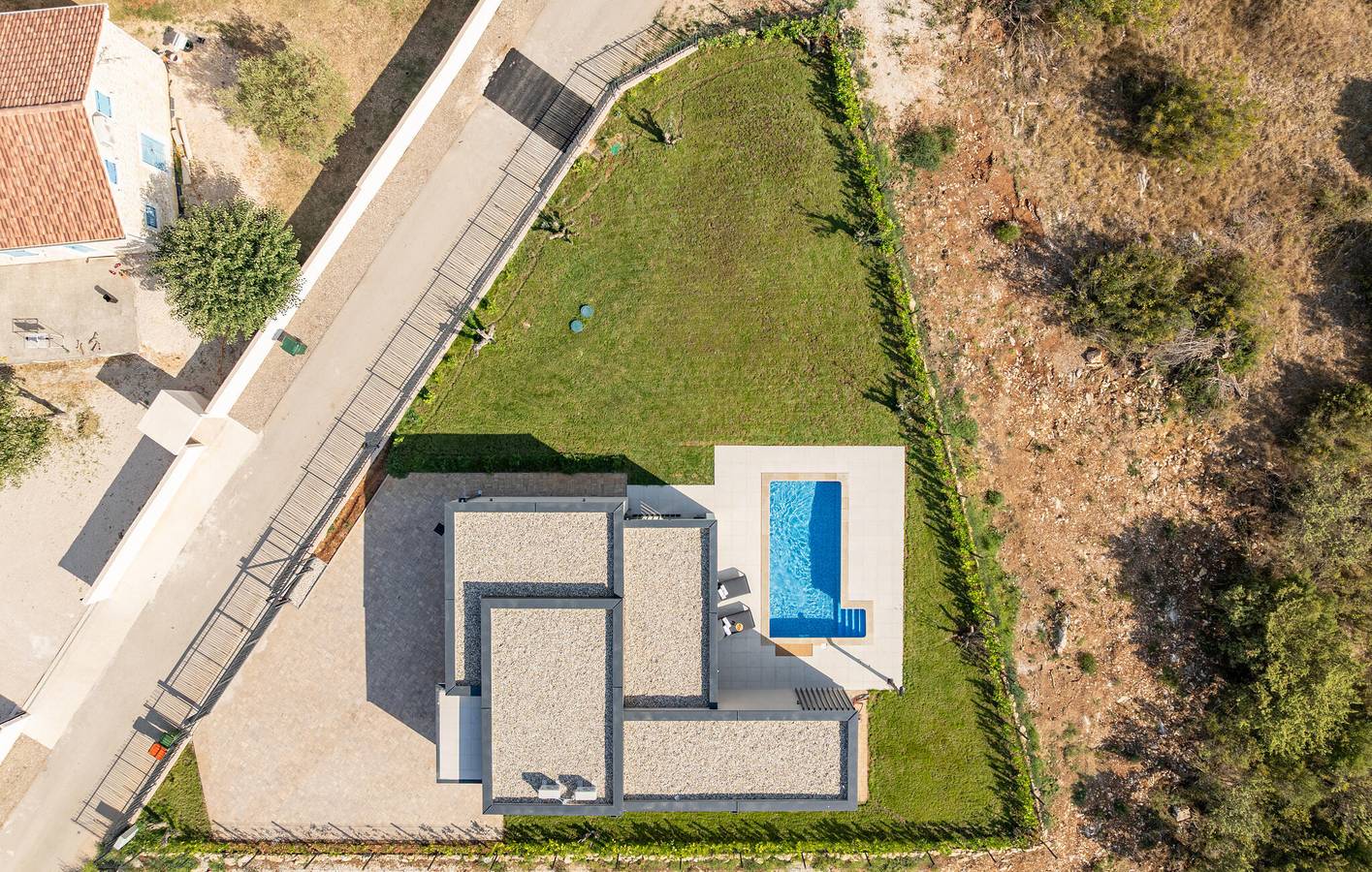Casa de vacaciones para 6 personas con piscina in Poličnik, Region de Zadar