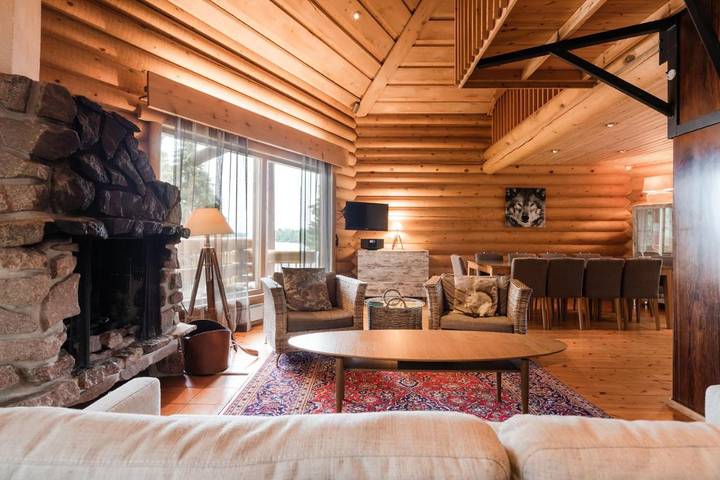 Appart’hôtel pour 4 personnes, avec Balcon et Terrasse ainsi que Jardin et Sauna à Rovaniemi