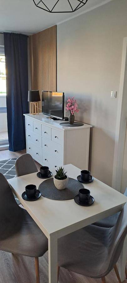 Apartament wakacyjny dla 4 osób, z balkon i widok w Płock