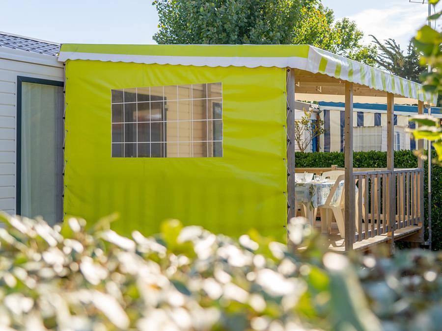 Camping Le Pont D'yeu - Mobilhome 6 personas - Casa móvil Comfort in Notre-Dame-de-Monts, Vandea