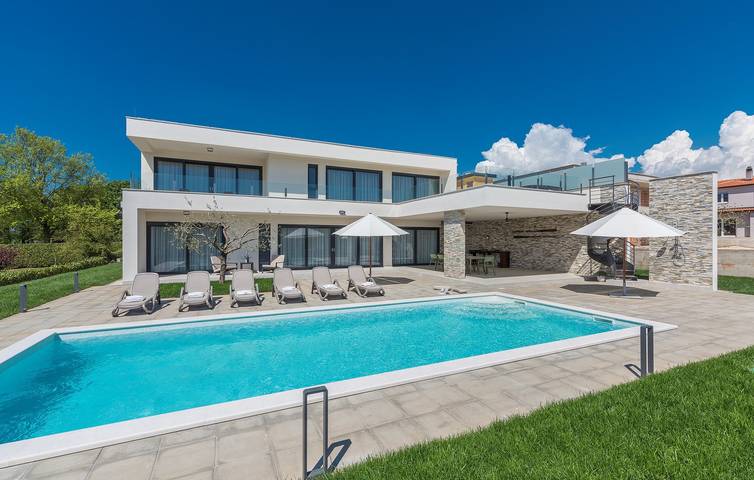 Villa pour 8 personnes, avec jardin ainsi que sauna et piscine à Novigrad - 3