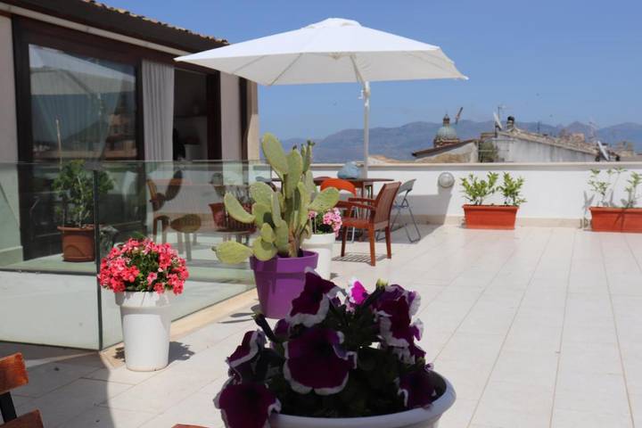 Appartamento per 2 persone, con balcone e panorama in Alcamo