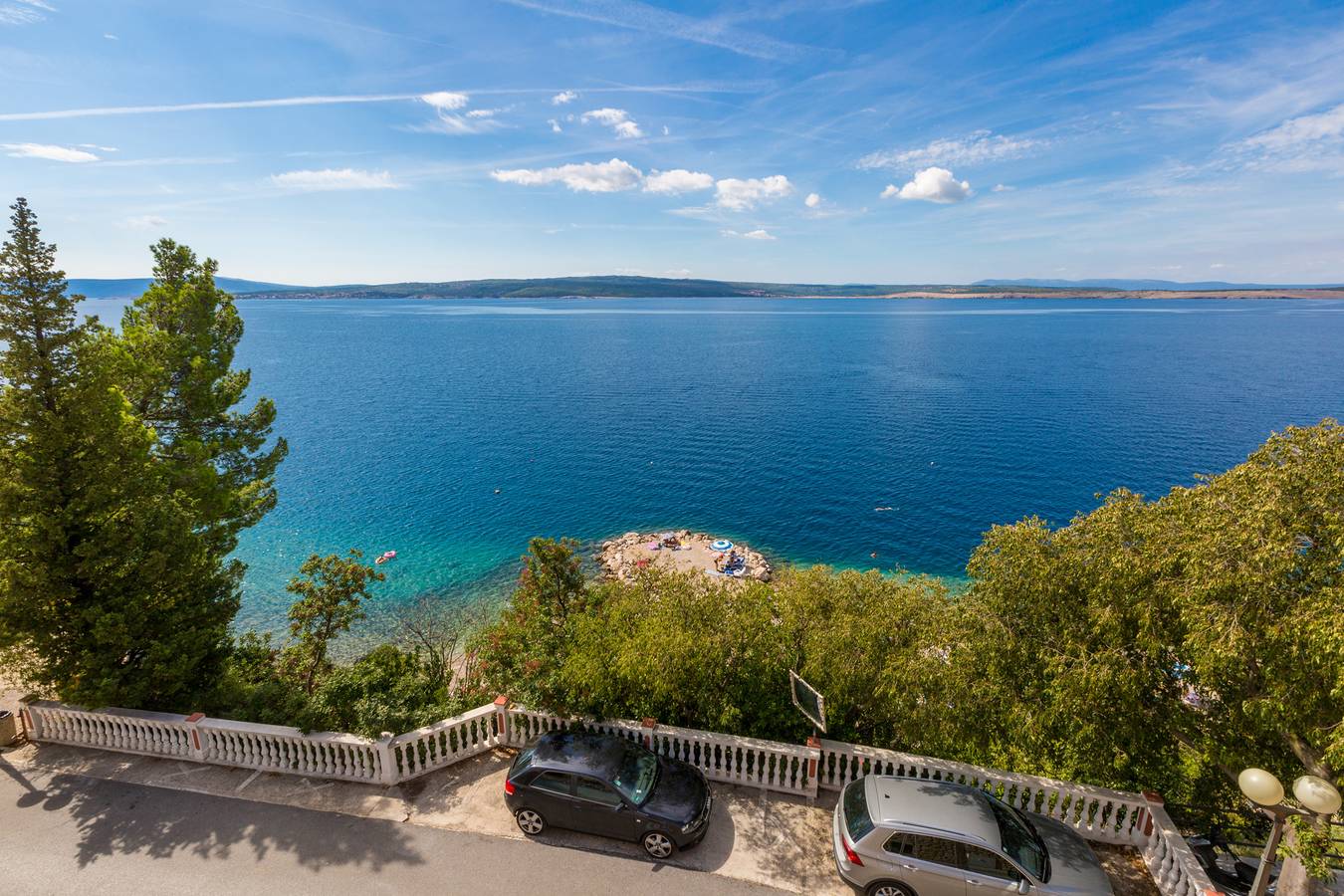Hel semesterlägenhet, Holiday apartment with air conditioning and sea view  in Dramalj, Primorje-Gorski Kotar guovlu