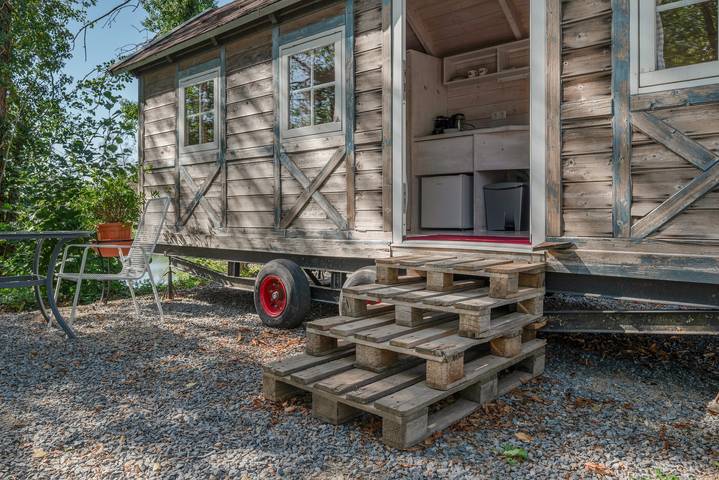 Silberhütte am Silbersee – Cabana para 2 junto ao lago em Freiburg in Hochdorf (Freiburg), Freiburg