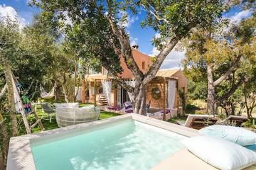 Finca für 2 Personen, mit Garten und Whirlpool, mit Haustier in Vilafranca de Bonany