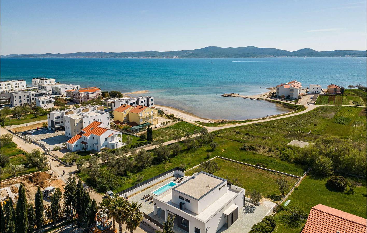Ferienhaus für 8 Personen mit Pool in Sukosan, Zadar