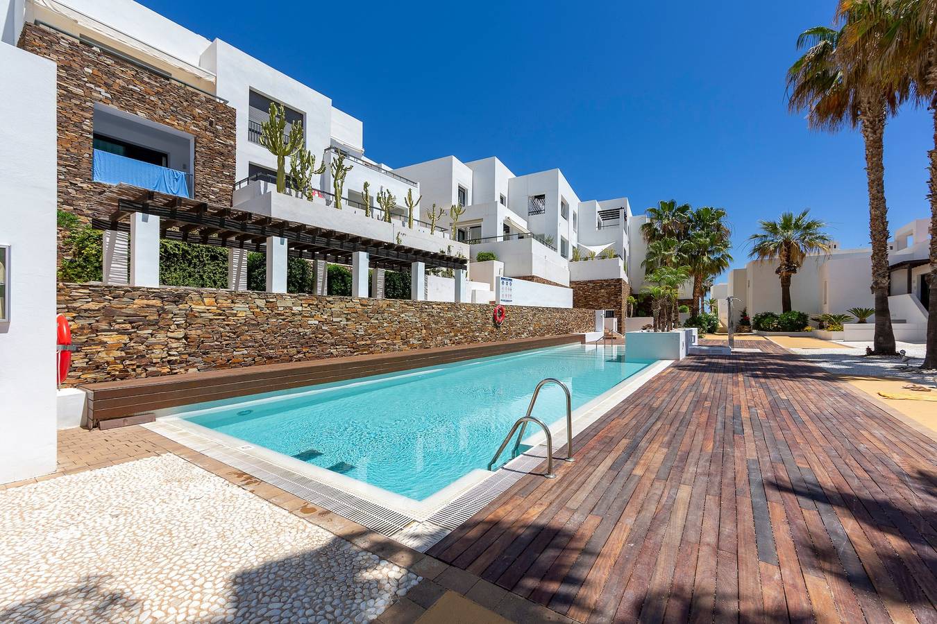 Ferienhaus 'Duplex Jlc' mit Meerblick, Gemeinschaftspool und Klimaanlage in Mojácar, Costa de Almería