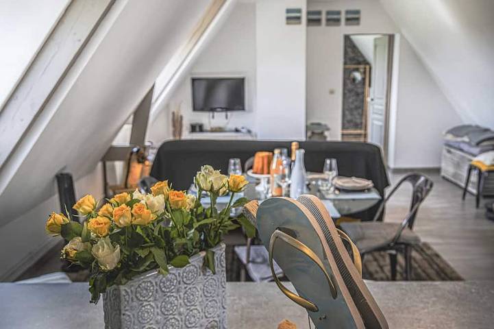 Gîte pour 4 personnes, avec jardin ainsi que terrasse et jacuzzi à Saint-Valery-sur-Somme