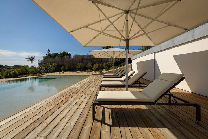 Villa pour 12 personnes, avec Balcon ainsi que Terrasse et Jardin à Comporta