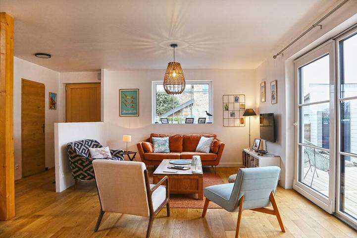 Maison de vacances pour 6 personnes, avec jardin et terrasse à Carolles