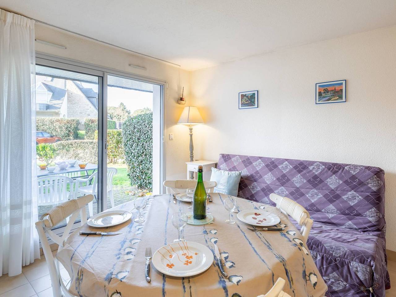 Ganze Wohnung, Gemütliche 2-Zimmer-Wohnung in Carnac, 200m vom Strand, Terrasse, Parkplatz in Carnac, Côte des Mégalithes