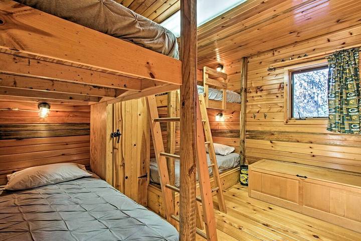 Blockhütte für 8 Personen, mit Balkon und Garten, mit Haustier - 1