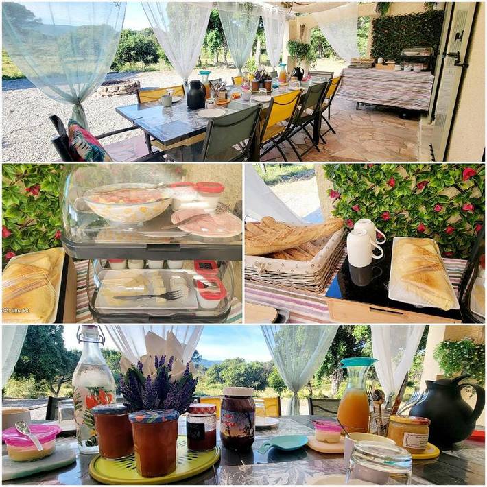 Chambre d’hôte pour 2 personnes, avec piscine ainsi que vue et jardin à Vidauban - 3