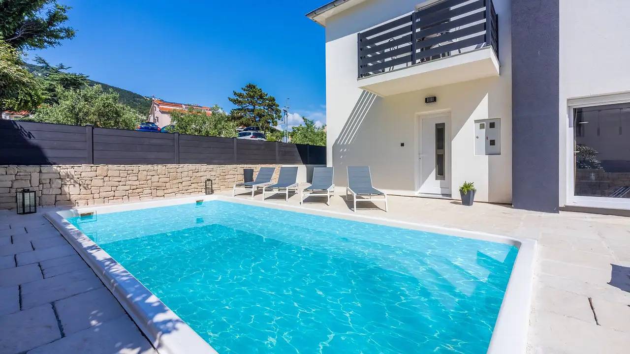 Ferienhaus für 8 Personen in Vela plaža, Baska