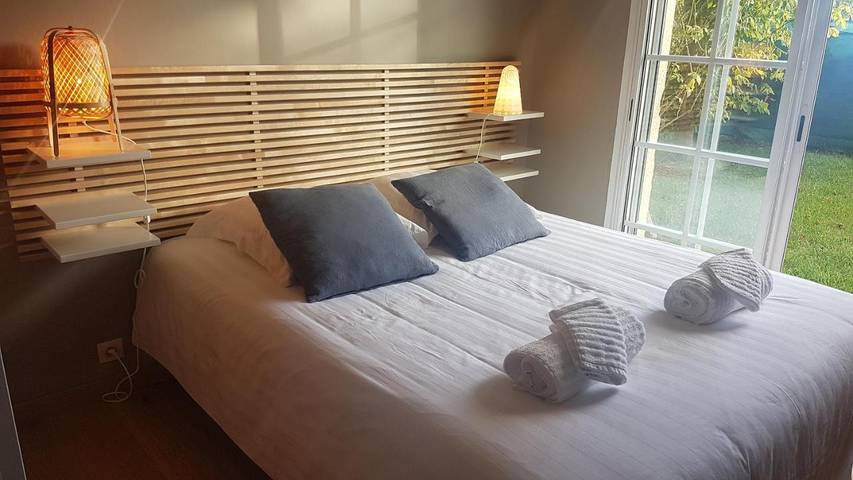 Gîte pour 3 personnes, avec vue ainsi que piscine et jardin, adapté aux familles à Labenne - 4