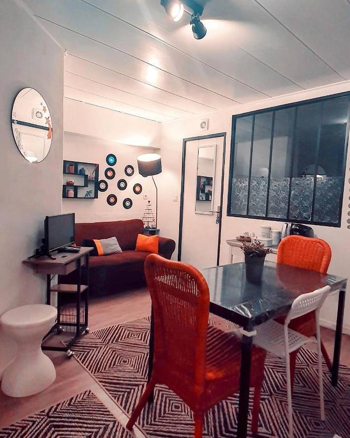 Appartement de vacances pour 5 personnes, avec piscine et jardin