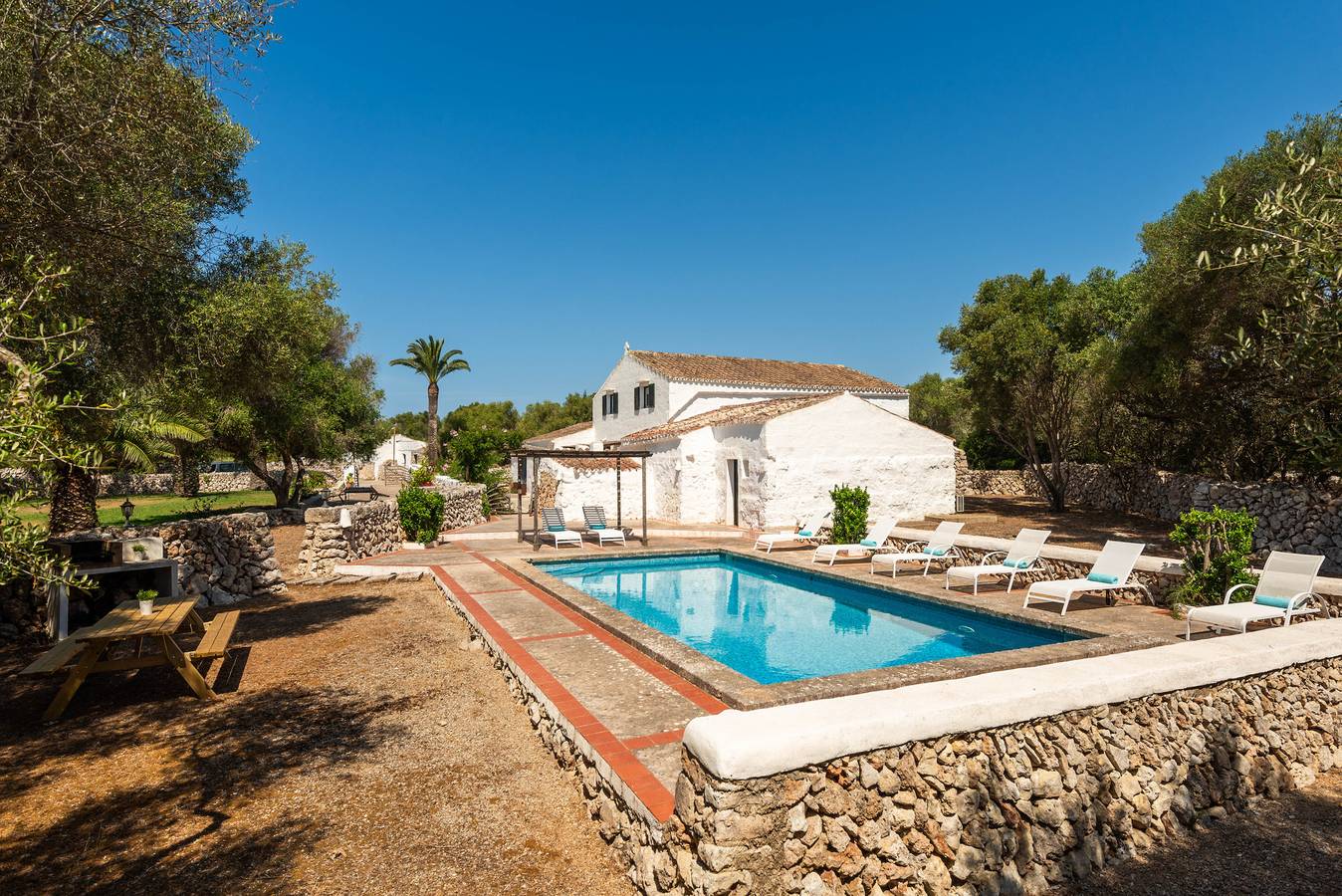 Finca Biniparrell Vell in Sant Lluis, Minorca