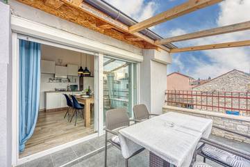Ferienwohnung für 4 Personen, mit Balkon/Terrasse in Medulin