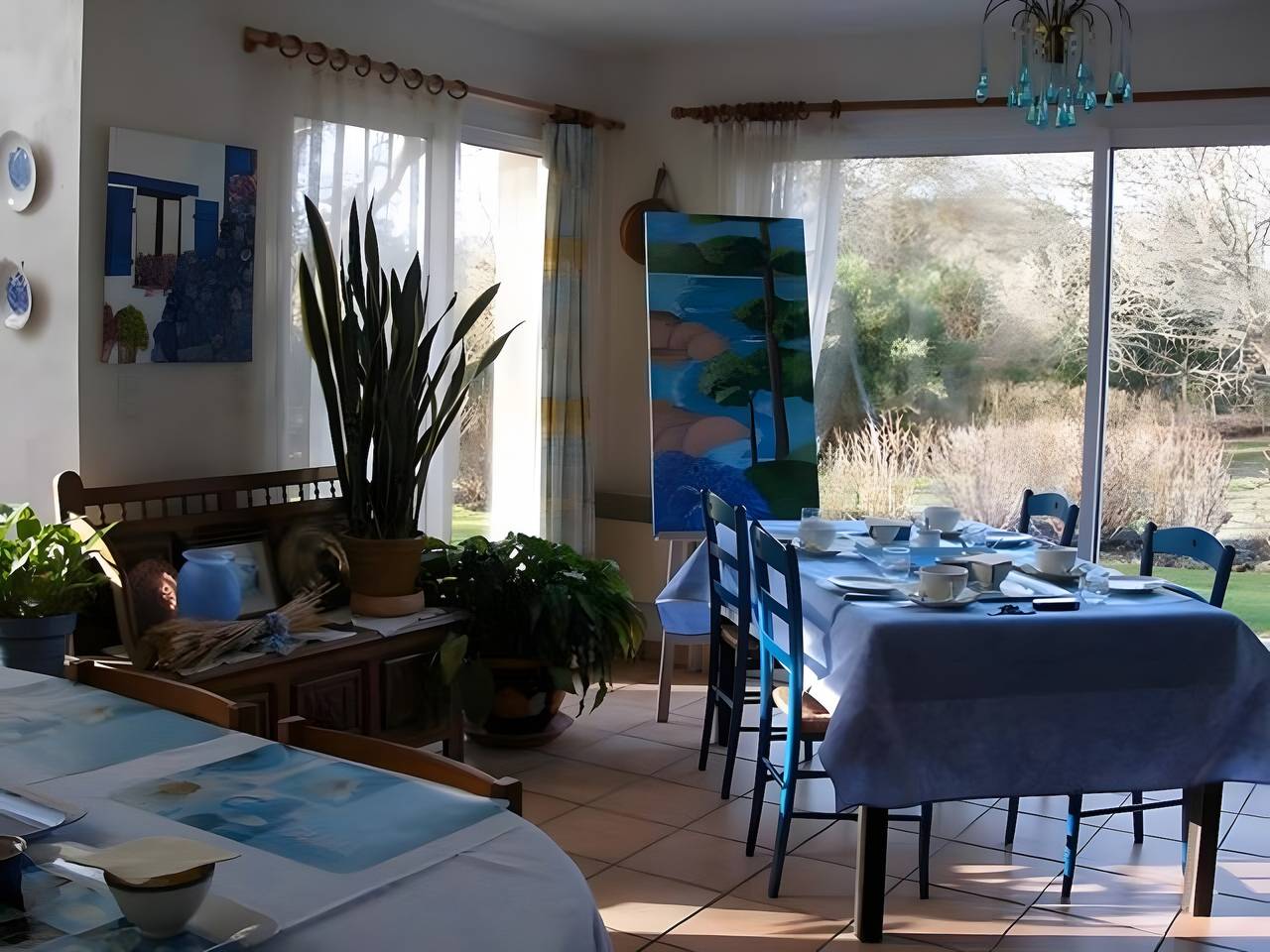 Chambre d'hôtes « Armor » avec vue mer, terrasse partagée et Wi-Fi in Perros-Guirec, Côte de Granit Rose
