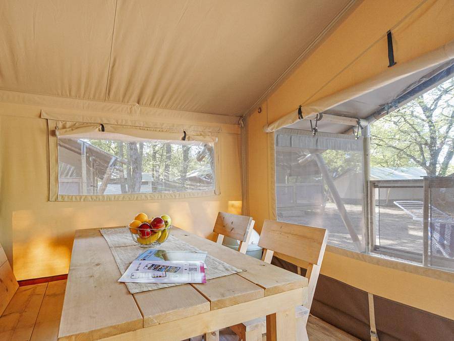 Camping Polari - Canvas and wooden tent 5 persons - Safari tent Lodge (5P) in Rovinj, Rovinj region