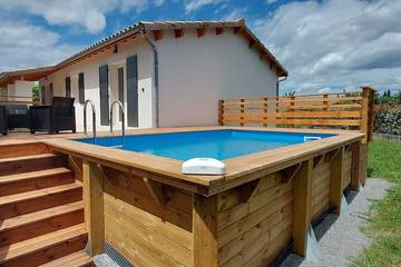 Cottage pour 6 personnes, avec terrasse et jardin à Lavilledieu