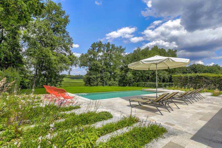 Location de vacances pour 10 personnes, avec terrasse et jardin à Puisseguin - 3