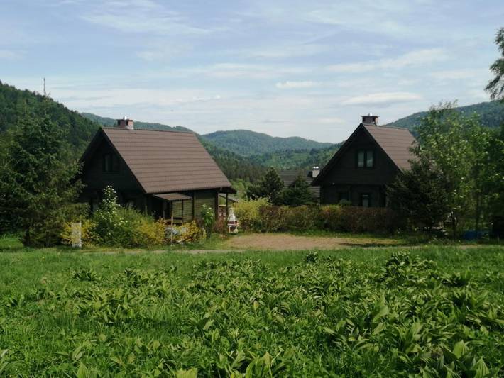 Domek letniskowy dla 7 osób, z Balkon i Taras oraz Ogród i Widok w Bieszczady